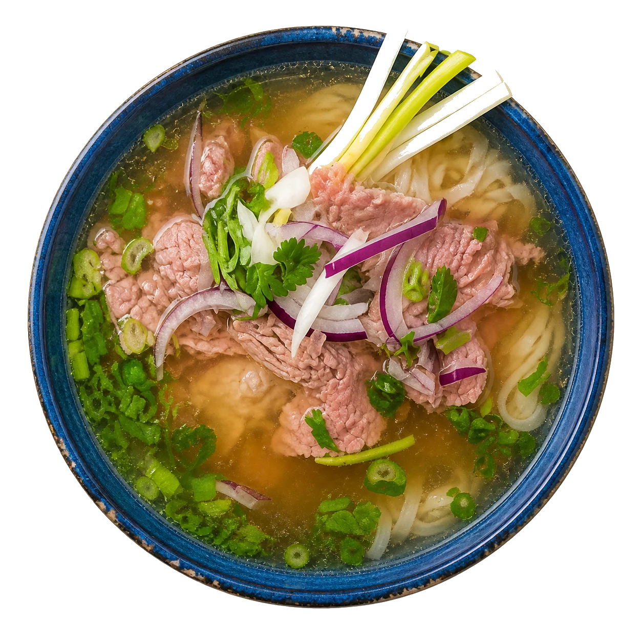 Phở-Reisbandnudel-Suppe