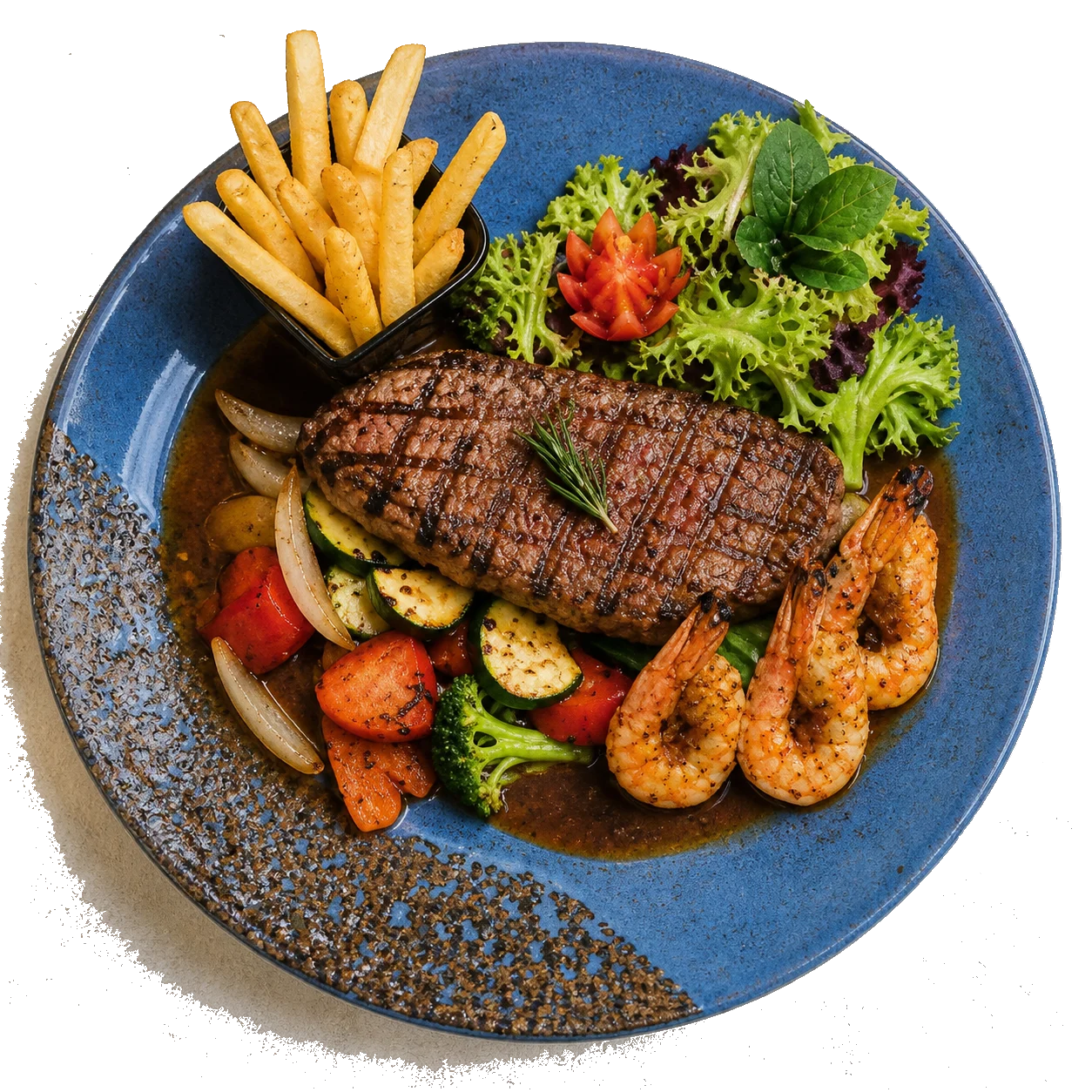 Beef Steak Surf and Turf